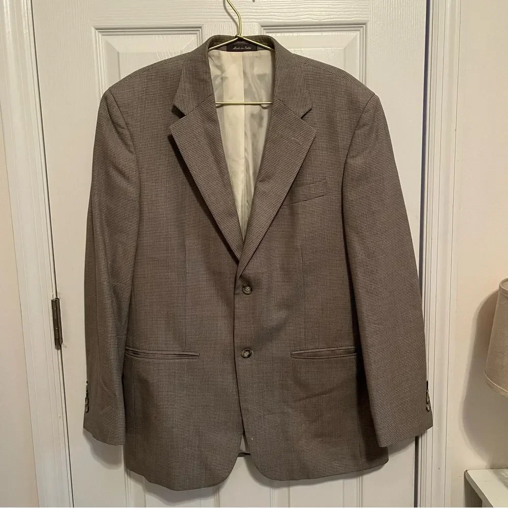 Oscar del la Renta Tan Men's Blazer
